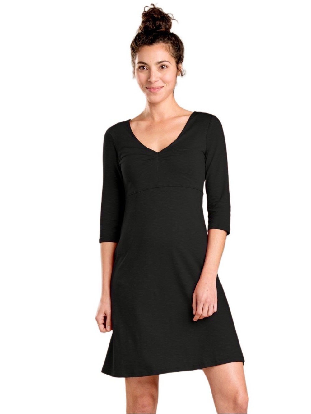 Toad&Co Dress Rosalinda Black Small